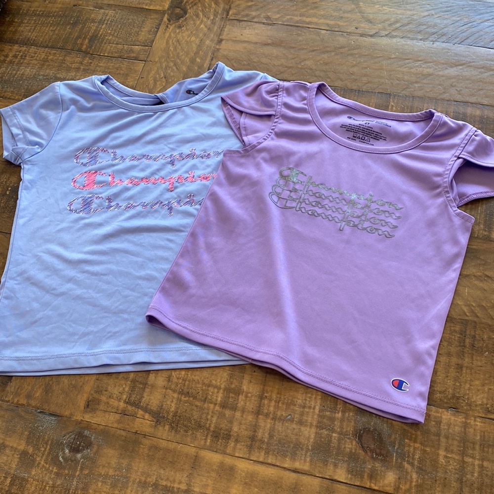 Champion 4t purple shirts